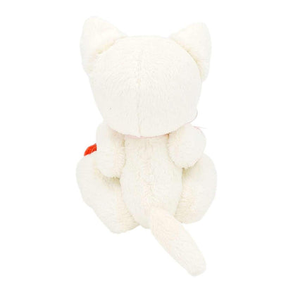 Plush - White Cat with Fish by Frank and Bubby