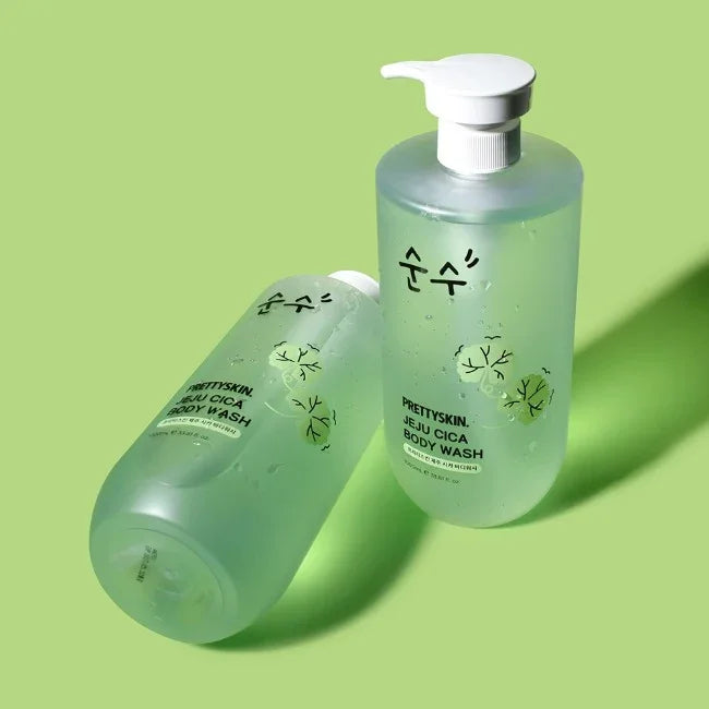 [PRETTYSKIN] Jeju Cica Body Wash 1000ml - Ballagrio