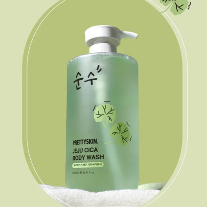[PRETTYSKIN] Jeju Cica Body Wash 1000ml - Ballagrio