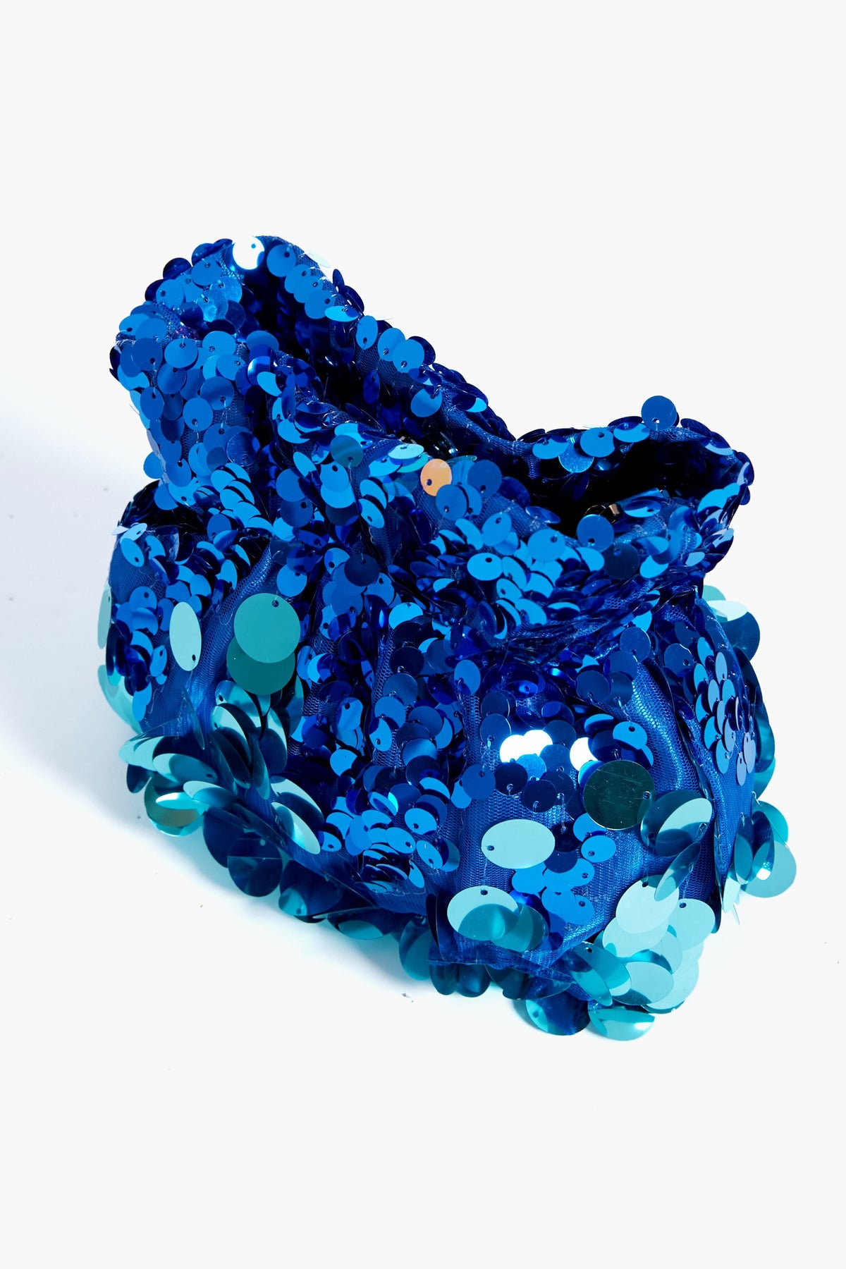 Blue Pedro Sequin Pouch