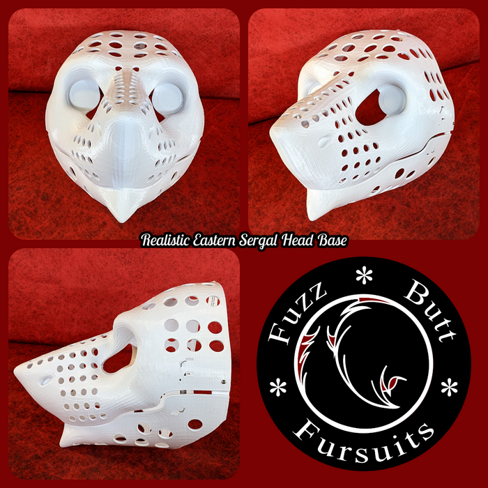 Realistic Eastern Sergal Head Base
