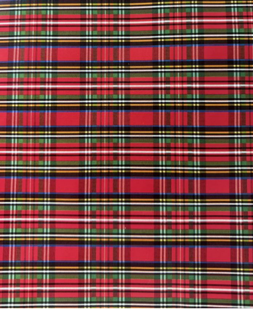 Red Plaid Wrapping Paper