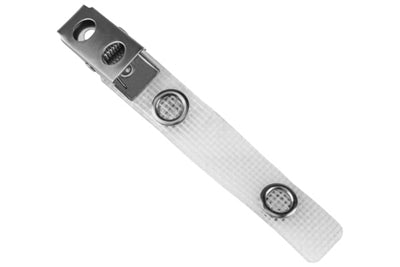 Reinforced Vinyl Strap Clip (2 3/4") - S26WHT, Qty = 100