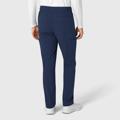 RENEW Men's Tapered Scrub Pant Navy back view