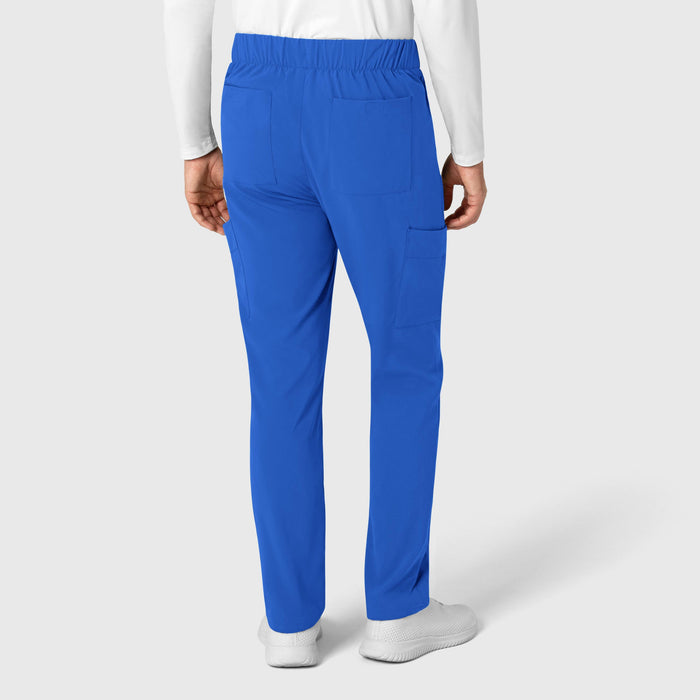 RENEW Men's Tapered Scrub Pant Royal back view