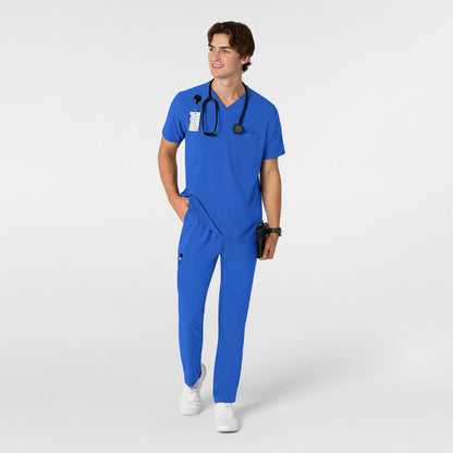 RENEW Men's Tapered Scrub Pant Royal full scrub set