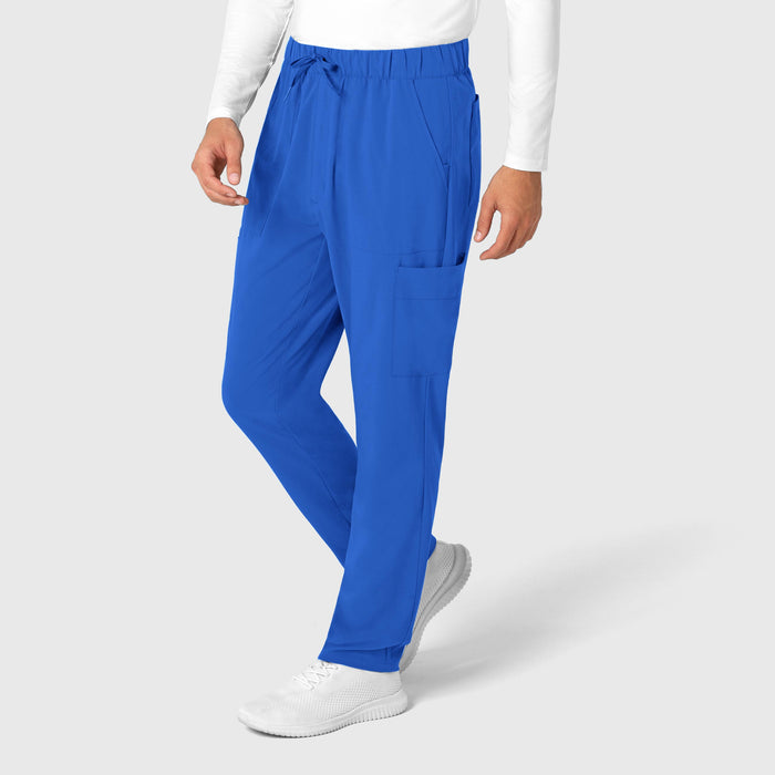 RENEW Men's Tapered Scrub Pant Royal side view