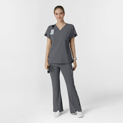 RENEW Women's Dolman Scrub Top Pewter full scrub set