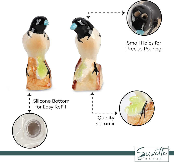 Retro Bird Salt and Pepper Shaker Set