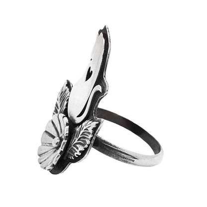Ring - Single Meow Cat (Size 6 & 9.5) by Wanderlust Silver