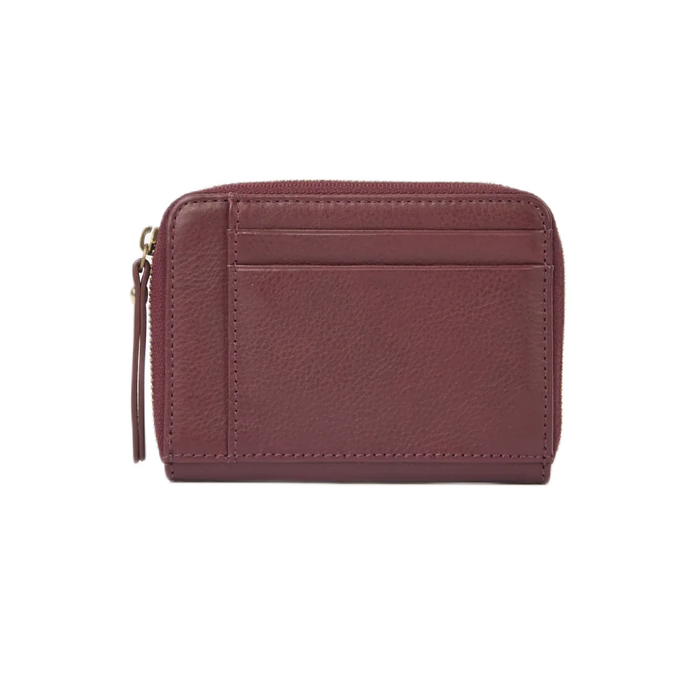 Robbie Zip Around Wallet - Dark Cherry