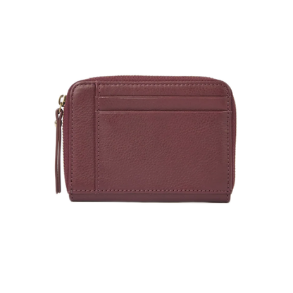 Robbie Zip Around Wallet - Dark Cherry