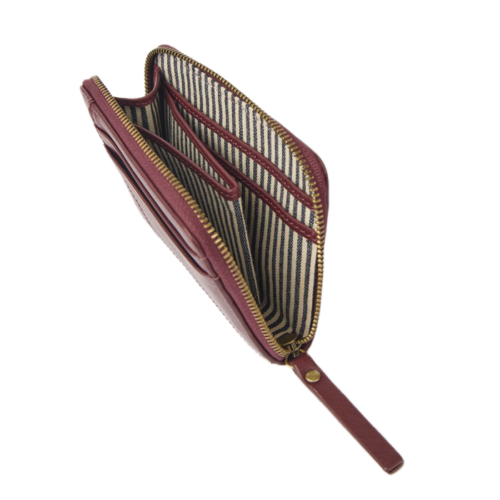 Robbie Zip Around Wallet - Dark Cherry