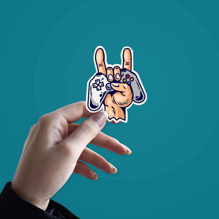 Rock On : Gamer Sticker - Stickers | STICK IT UP