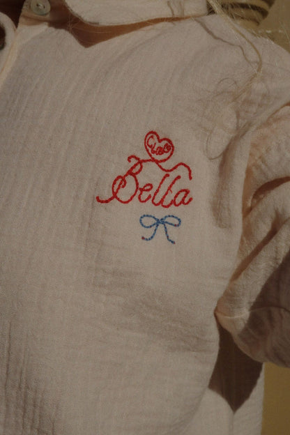 Rosie H-W X Konges Slojd Bella Shirt in Mother of Pearl