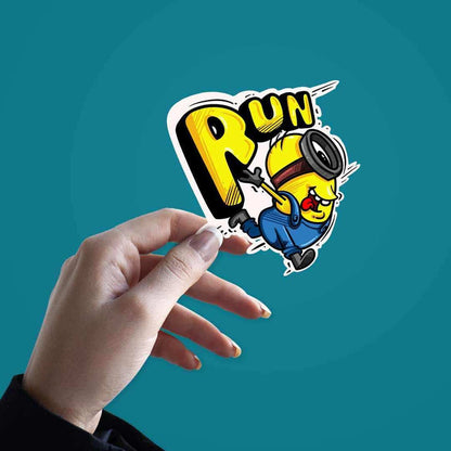 RUN!!! Sticker - Stickers | STICK IT UP