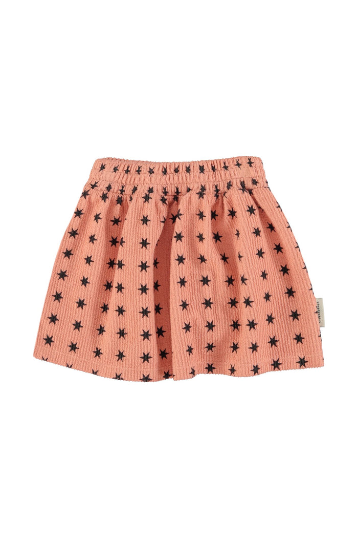 Short Skirt in Pink w/Black Stars