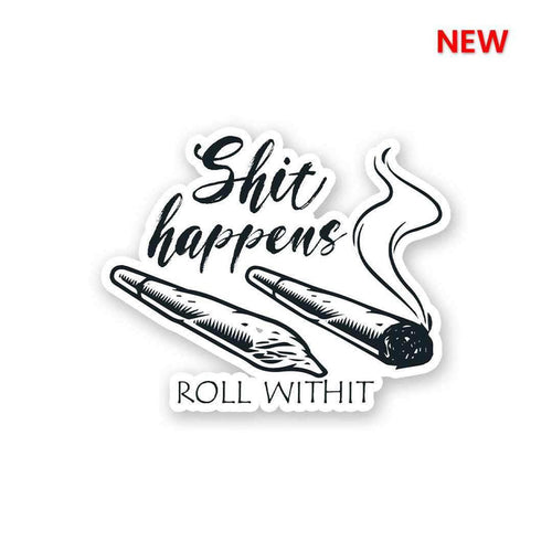 Sh*t Happens Sticker - Stickers | STICK IT UP