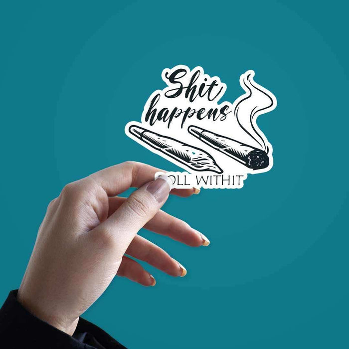Sh*t Happens Sticker - Stickers | STICK IT UP