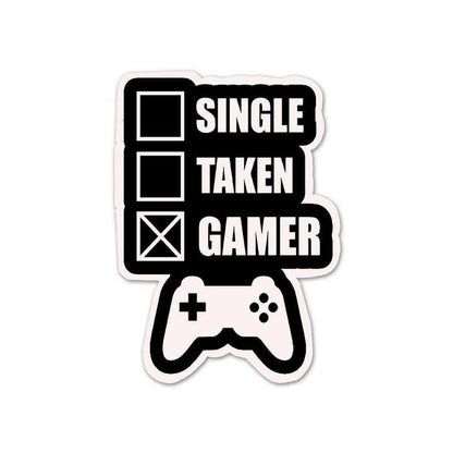 Single Taken Gamer Sticker - Stickers | STICK IT UP