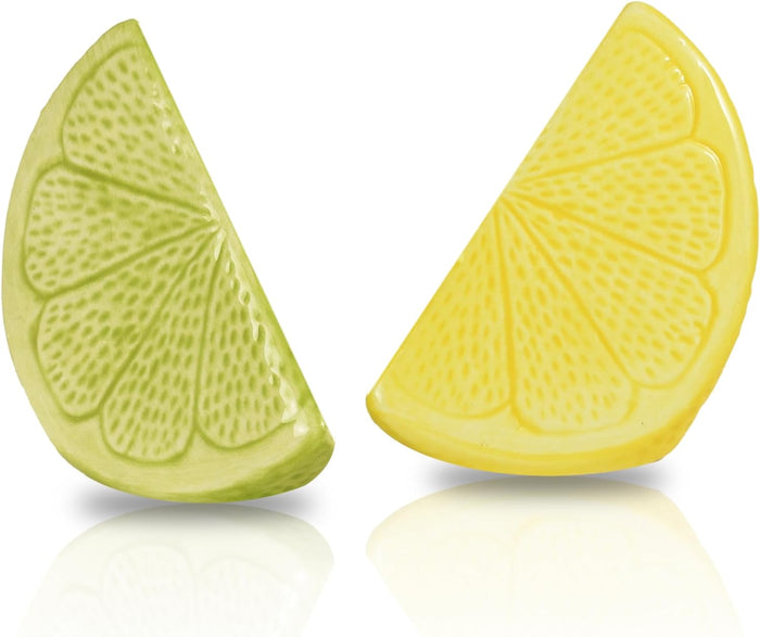 Slice of Lemon and Lime Salt and Pepper Shakers