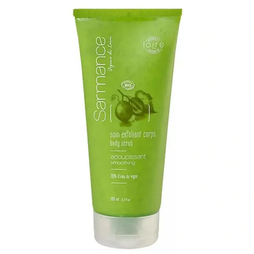 Soin exfoliant corps bio aux pépins de raisin Sarmance