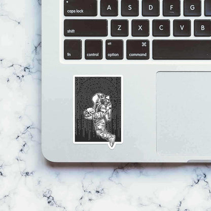 Spaceman Skull Sticker - Stickers | STICK IT UP