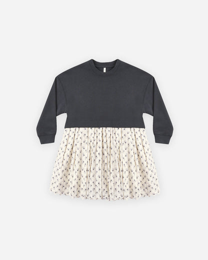 Sweatshirt Dress in Vintage Fleur