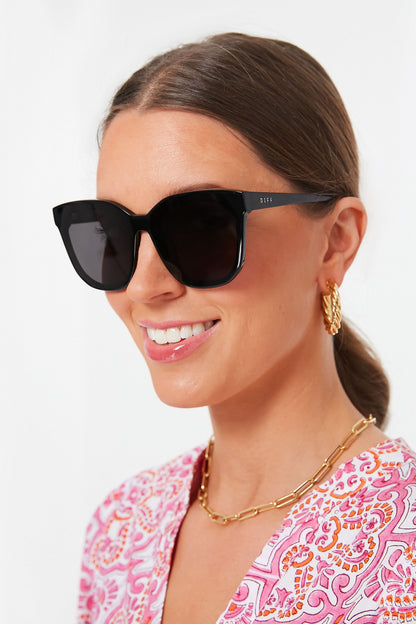Black and Grey Gia Sunglasses