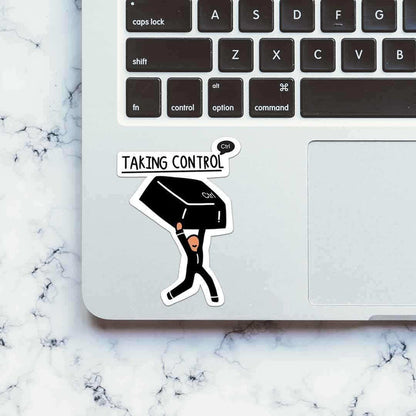 Taking Control Sticker - Stickers | STICK IT UP