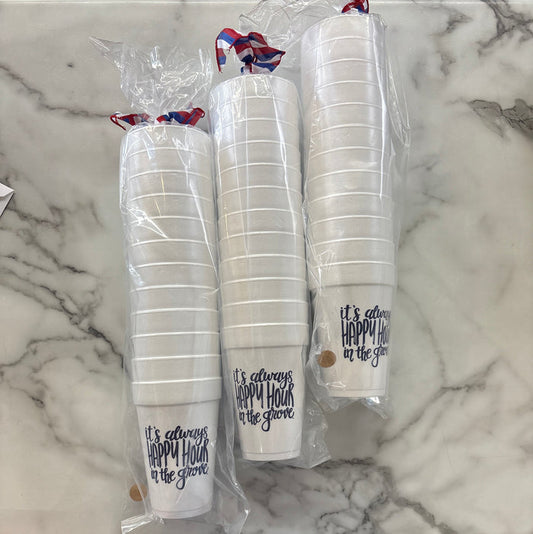 The Hanger- The Grove Happy Hour Cups