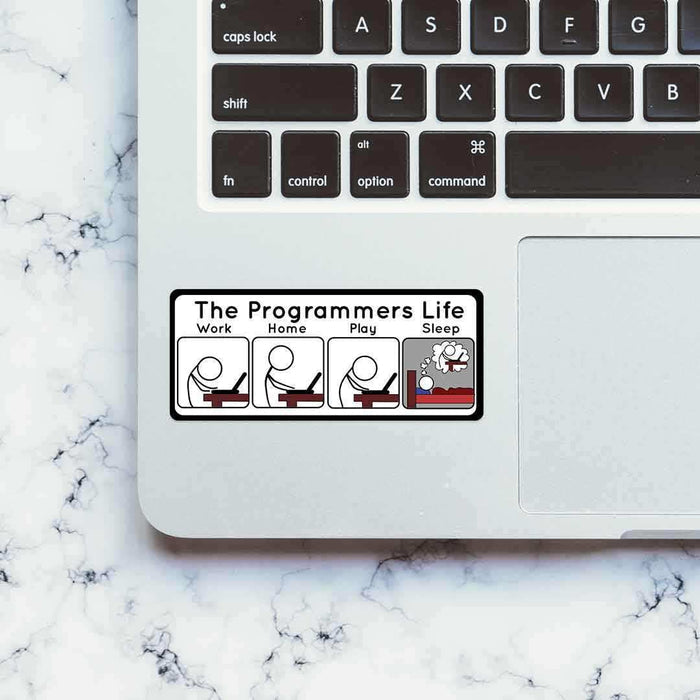The Programmers Life Sticker - Stickers | STICK IT UP