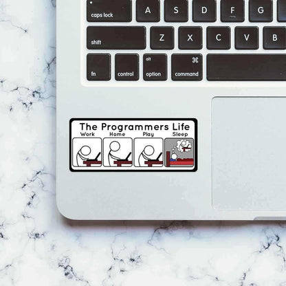 The Programmers Life Sticker - Stickers | STICK IT UP