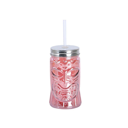 Tiki Glasses for Tropical Theme Party 16.5 Ounces