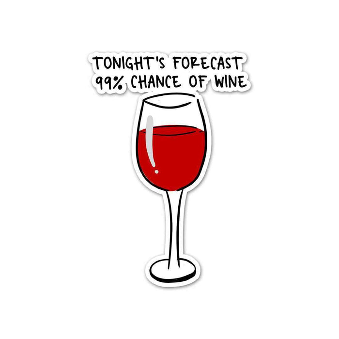 Tonights Forecast Sticker - Stickers | STICK IT UP