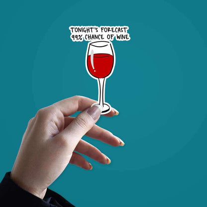 Tonights Forecast Sticker - Stickers | STICK IT UP