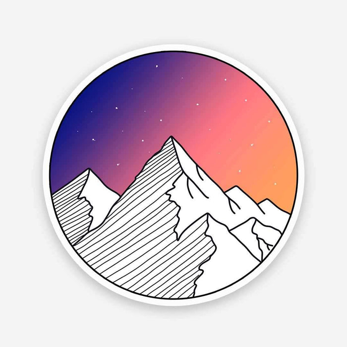 Towards the hill sticker - Stickers | STICK IT UP