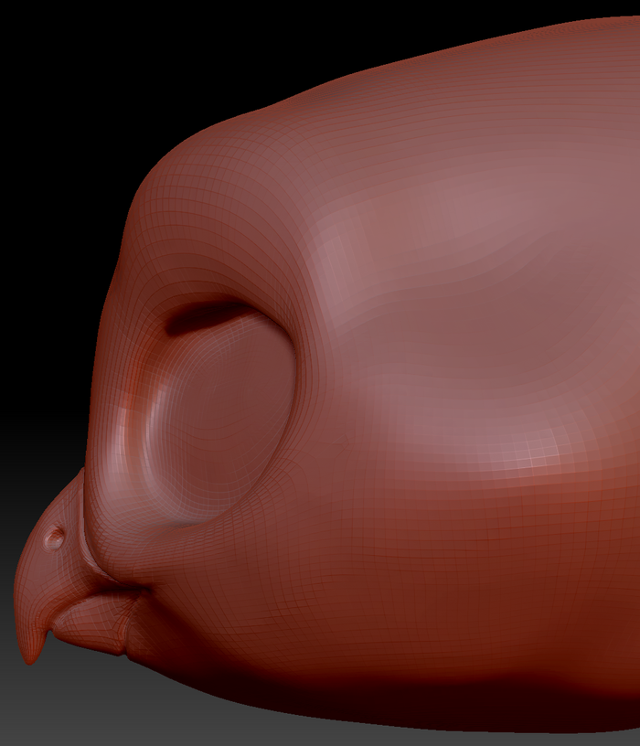 True Kemono Barn Owl Head Base