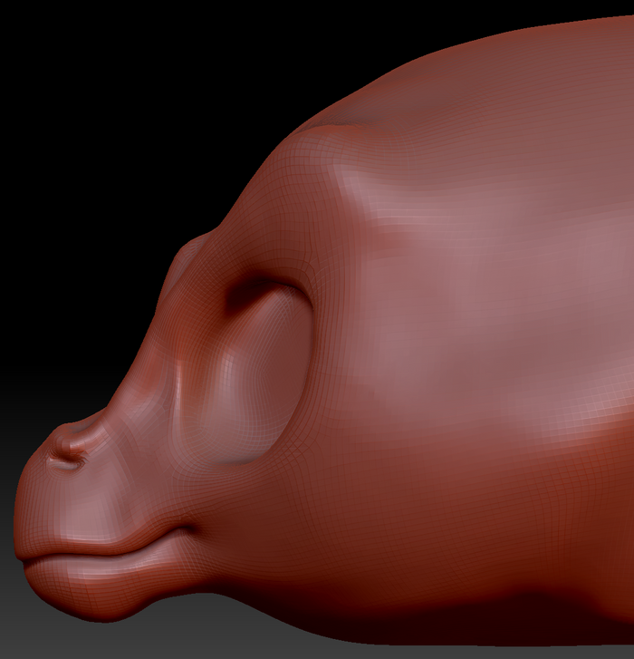 True Kemono Baryonyx Head Base