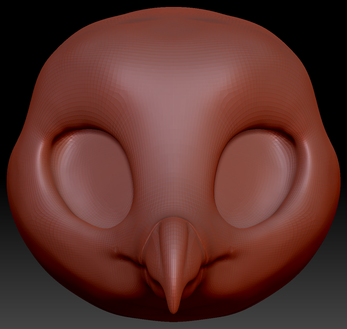 True Kemono Bearded Vulture Head Base
