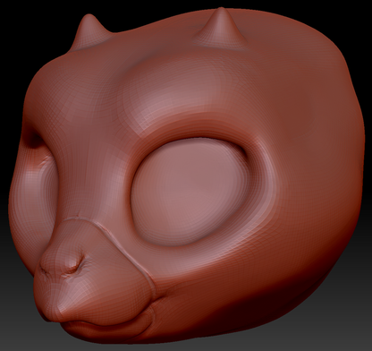 True Kemono Birdcat Head Base