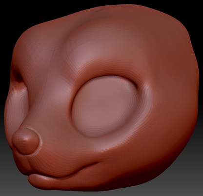True Kemono Black Bear Head Base
