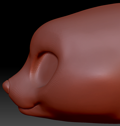 True Kemono Black Bear Head Base