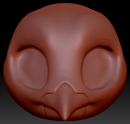 True Kemono Blue Jay Head Base