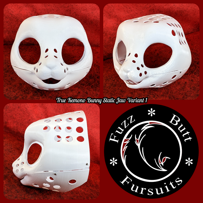 True Kemono Bunny Static Jaw Head Base Variant 1