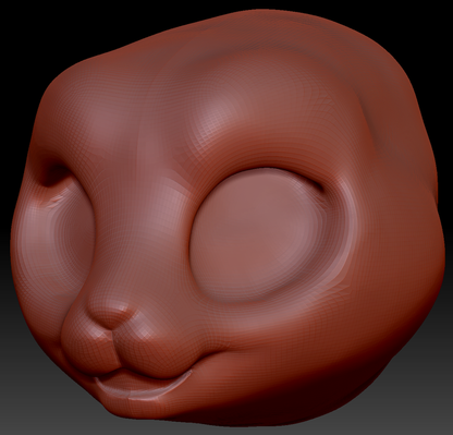 True Kemono Bunny Static Jaw Head Base Variant 1