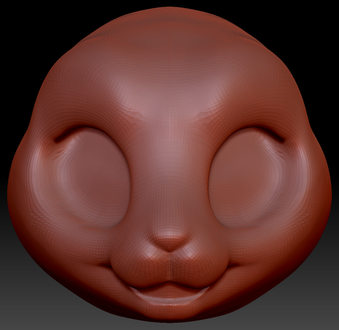 True Kemono Bunny Static Jaw Head Base Variant 1