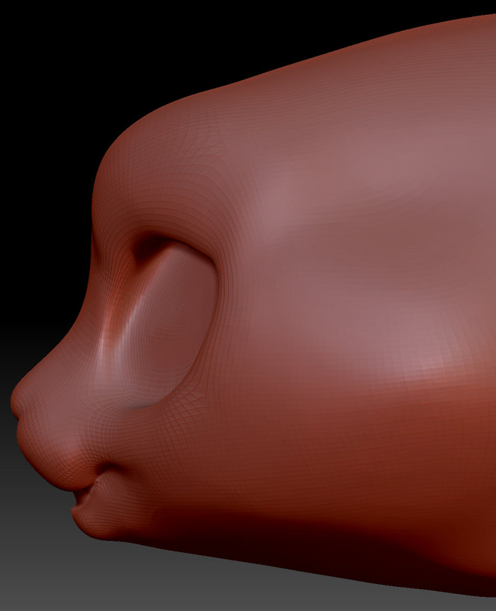 True Kemono Bunny Static Jaw Head Base Variant 1