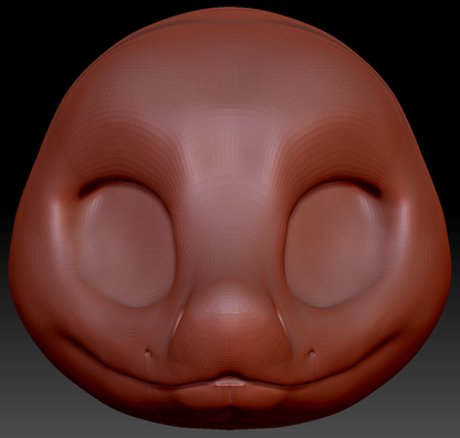 True Kemono Eastern Diamondback Rattlesnake Head Base