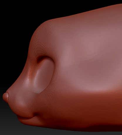 True Kemono Mink Head Base